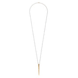 black diamond and brass pendant maeree