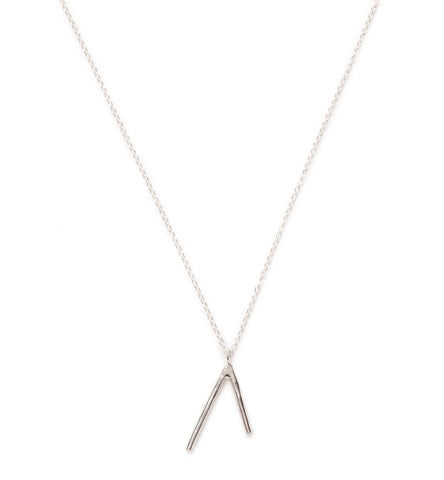 silver dart necklace at maeree