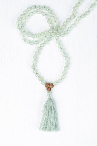 i am enlightened prehnite mala maeree mala collective