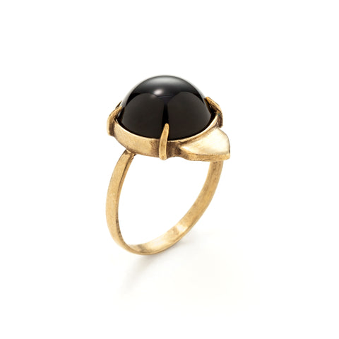 collette ishiyama onyx owl ring at maeree