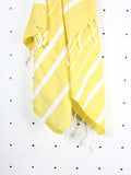 bohemia ibiza yellow turkish towel at maeree