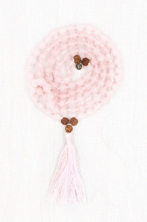 Rose Quartz Mala