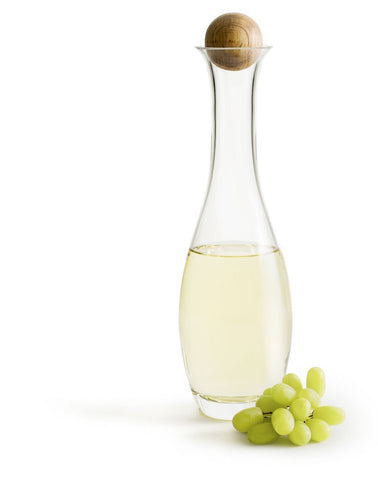 hand blown white wine carafe with stopper from sagaform at maeree