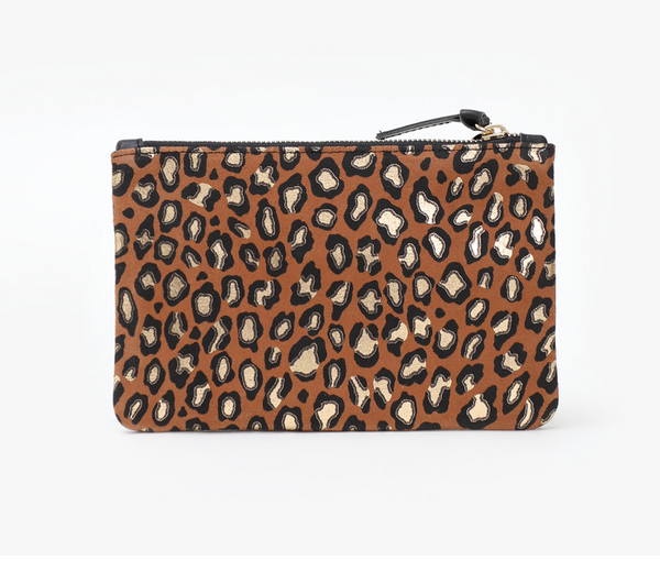 Leopard Suede Wallet Clutch – maeree