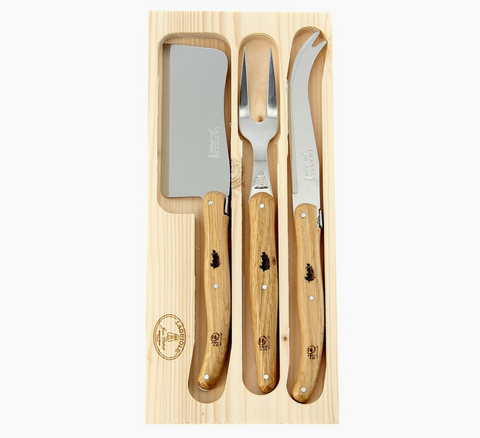 laguiole cheese knife set at maeree