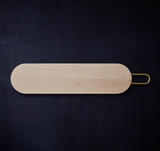 Aaron Probyn maple and brass HEATH serving board at maeree