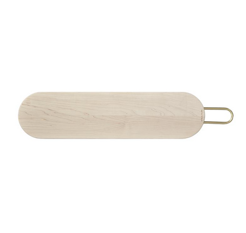 Aaron Probyn maple and brass HEATH serving board at maeree