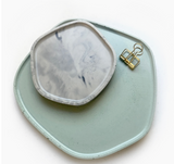 known goods mint green concrete tray at maeree