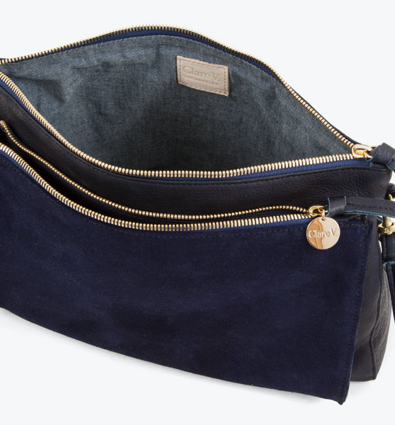 navy gosee clutch by Clare V.  Shoplinkz, Clare V Totes, Clutches