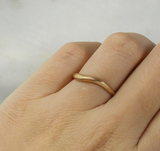 14k gold organic ring lacee alexandra at maeree