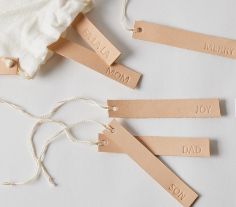 celina mancurti leather gift tags