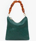 clare v deep sea woven leather foldover clutch with tabs at maeree