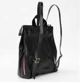 clare v black leather backpack at maeree