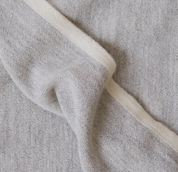 Light Gray Throw Blanket maeree