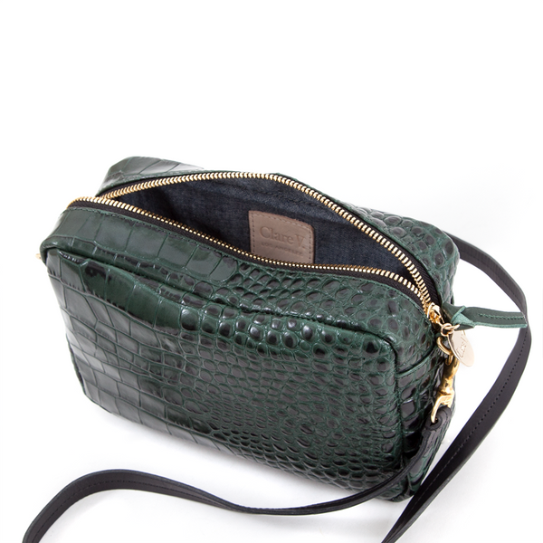 Clare V, Bags, Clare V Loden Croc Midi Sac