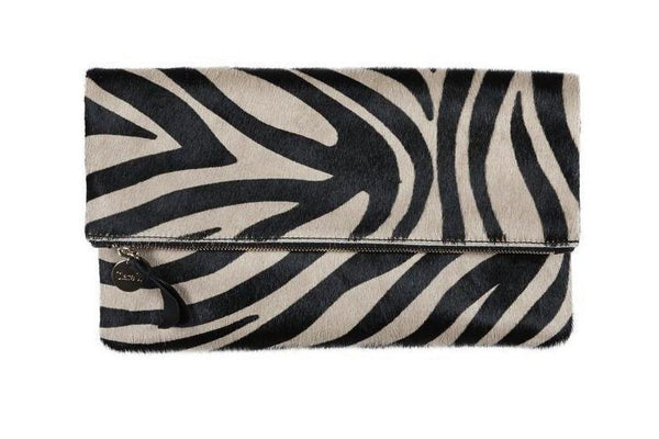 Zebra Foldover Clutch – maeree
