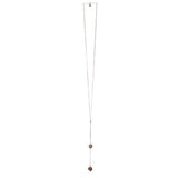 bronze ashes stud lariat necklace article 22 at maeree