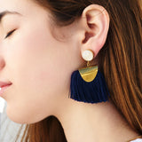 global goods partners horn and tassel earring at maeree