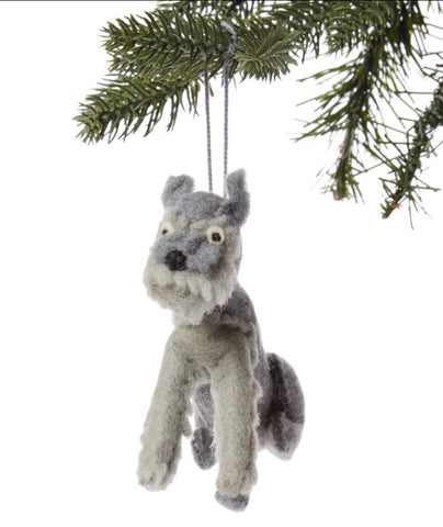 schnauzer ornament at maeree