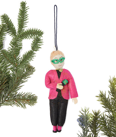 elton john Christmas ornament at maeree