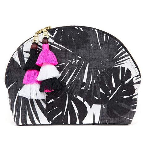 jadetribe aloha clutch double tassel hot pink fuchsia maeree