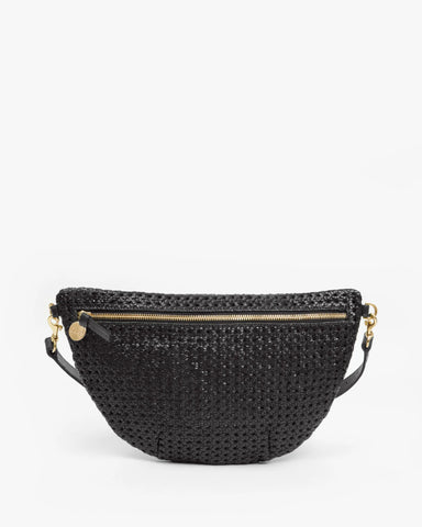 Black Woven Grande Fanny