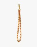 Clare V studded leather wristlet strap at maeree