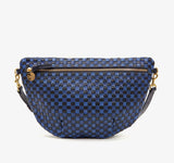Clare v navy checker woven grande Fanny at maeree