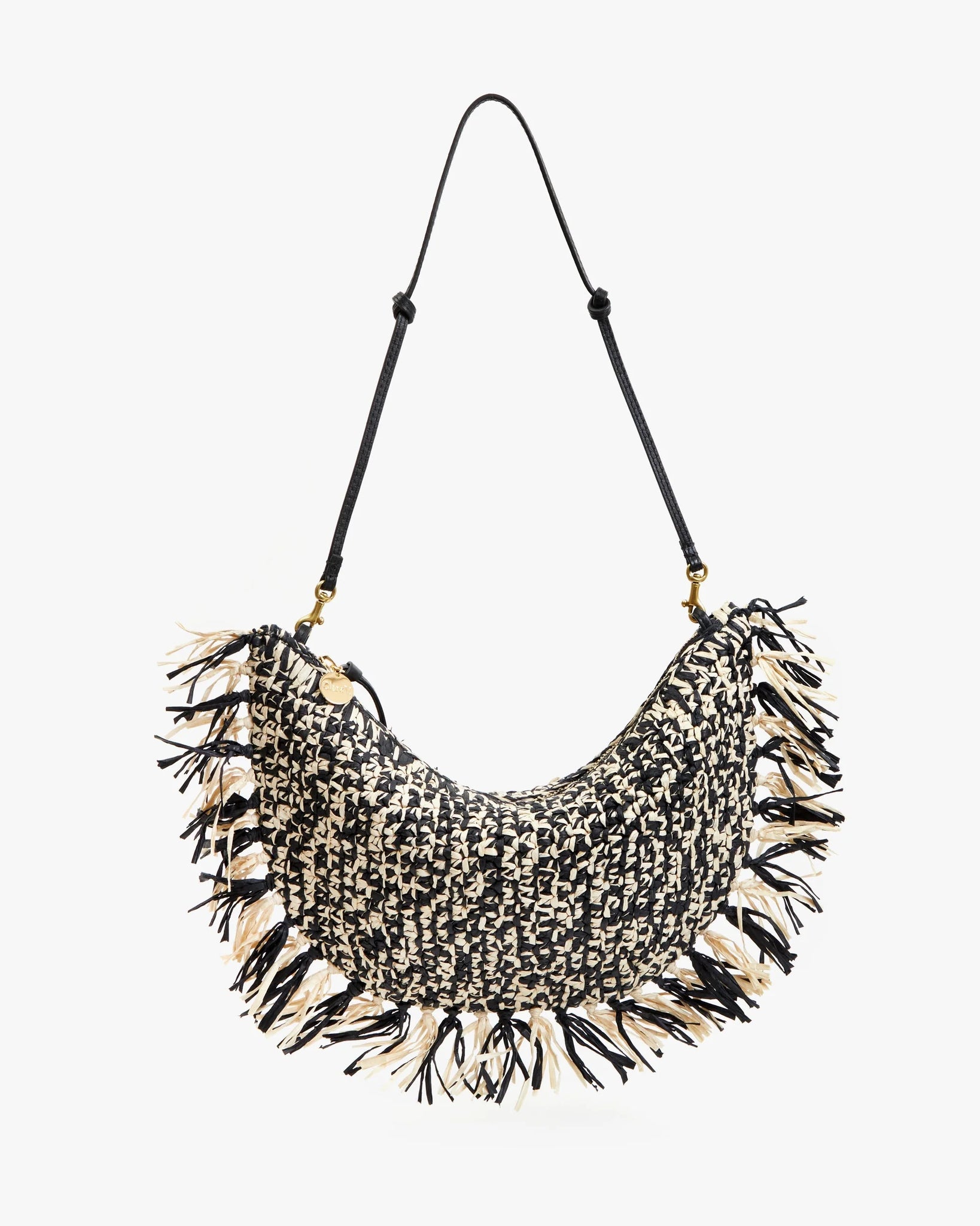 Raffia Fringe Lune Clutch – maeree NWT MAKE LEMONADE RAFFIA EMBELLISHED
FANNY SLING BAG main image 0