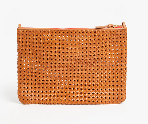 Tan clutch sales