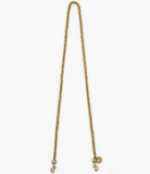 clare v chain link brass crossbody chain at mareee