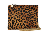 clare v chain link brass crossbody chain at mareee