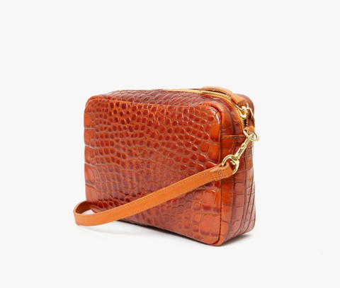 Autumn Croco Crossbody Midi Sac – maeree