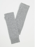 studio cashmere gray fingerless cashmere gloves