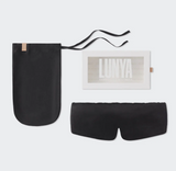 lunya black silk sleep mask at maeree