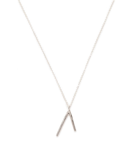 silver dart necklace at maeree