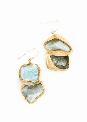 emilie shapiro aquamarine immersion drop earrings at maeree