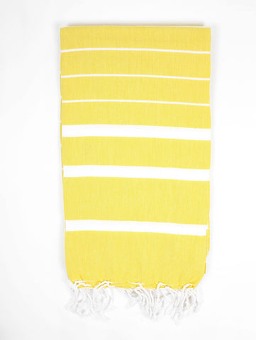 yellow ibiza turkish towel at maeree