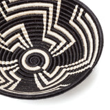 indego africa black and white plateau basket at maeree