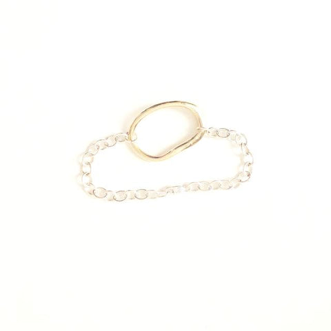 Oblique Chain Bracelet