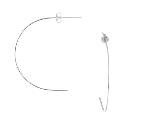 pico arc hoop earrings maeree