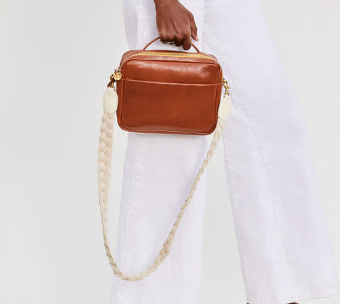 Clare V. Leather Crossbody Strap