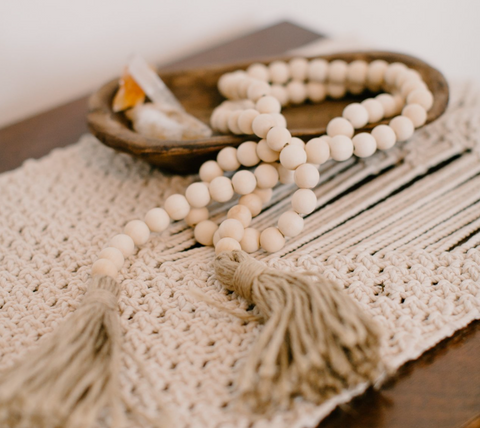 Wood Bead Garland