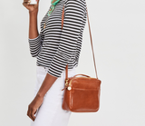 Clare V Miel rustic leather mirabel crossbody at maeree