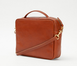 Clare V Miel rustic leather mirabel crossbody at maeree