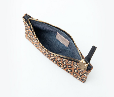 Leopard Suede Wallet Clutch – maeree - Main Image