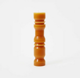 tall terracotta areaware totem candle at maeree