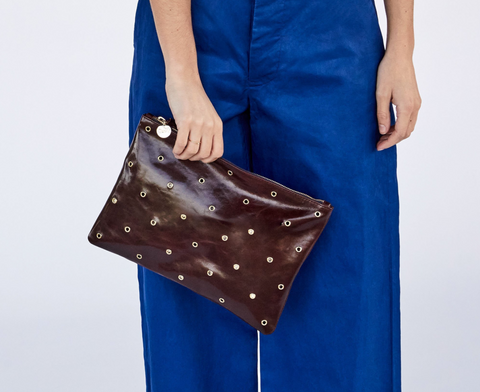 Walnut Clutch with Grommets