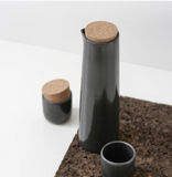 NAMUOS black ceramic coffee service at maeree