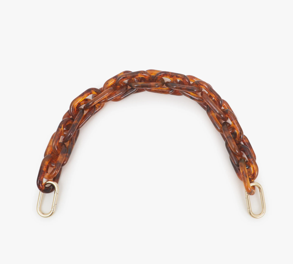 Tortoise Resin Link Shortie Strap – maeree